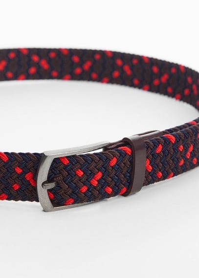 Mango Ceinture In Dark Navy