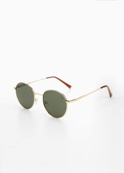 Polarized sunglasses gold