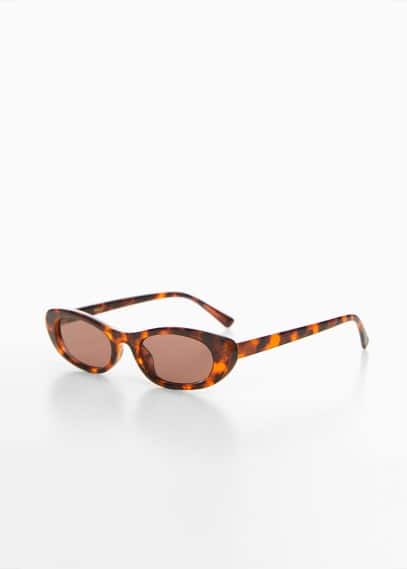 Oval sunglasses chocolate