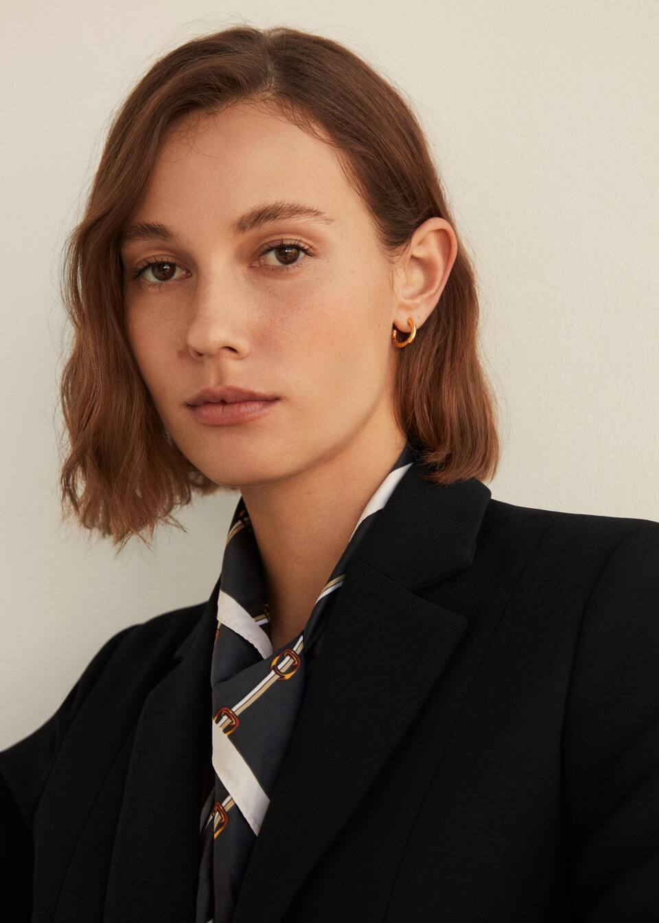 Pañuelo estampado vintage - Plano general