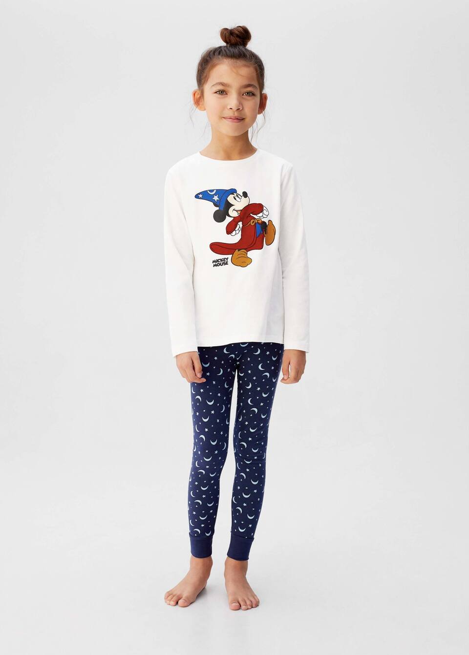 Mickey Mouse Baskili Pijama Takimi Kiz Cocuk Mango Kids Turkiye