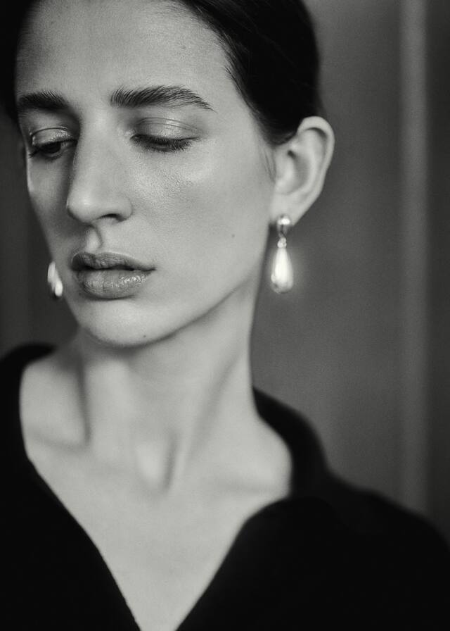 Metal Pendant Earrings Women Mango USA Metal Pendant Earrings Women Mango USA