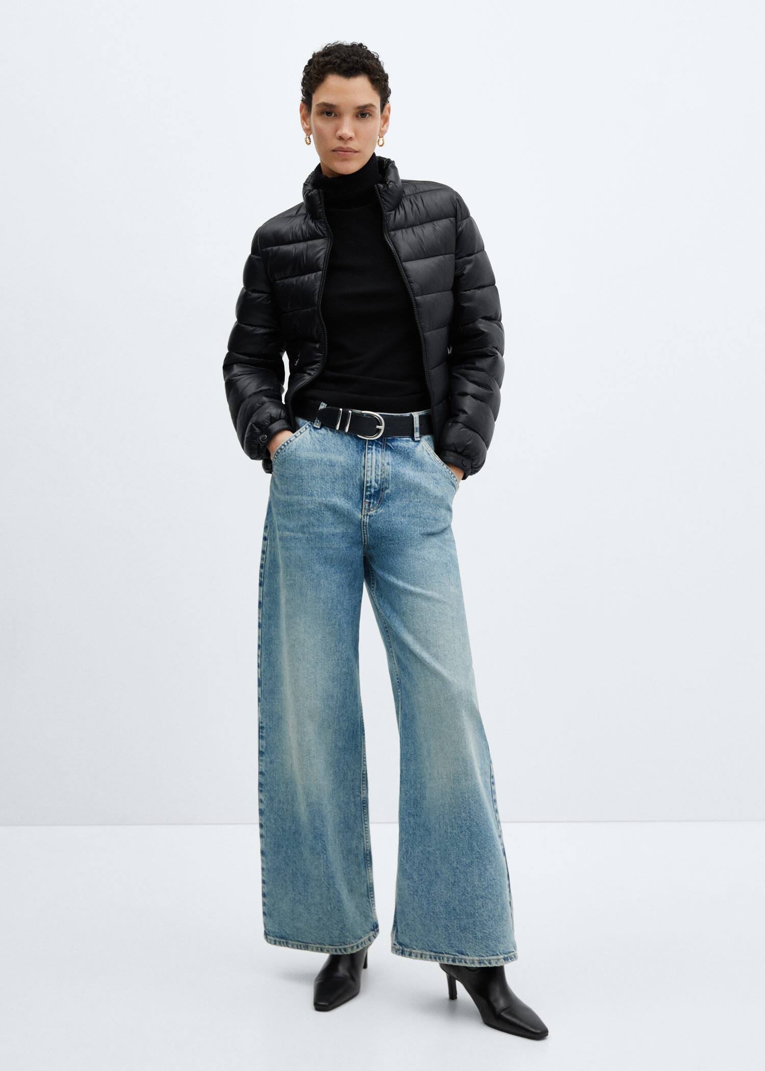 Pocket quilted jacket Woman Mango Bulgaria