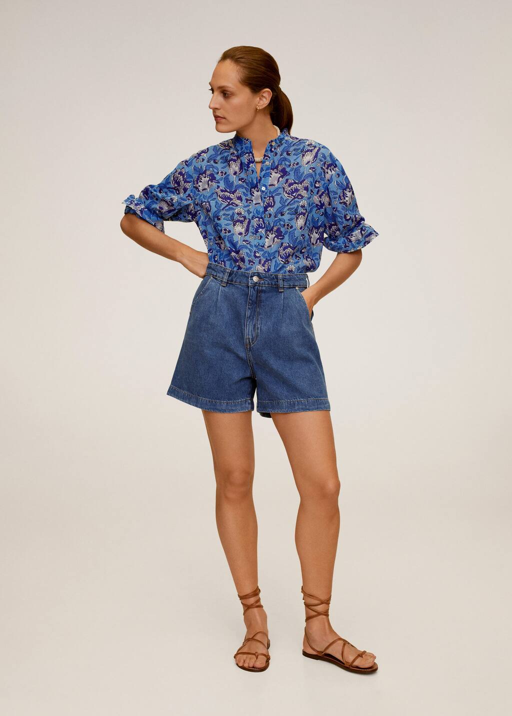 camisa blanca mujer mango