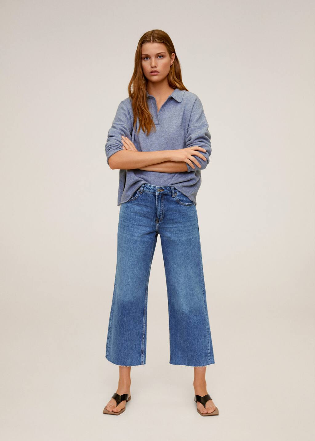 Modalite Net Mango Culotte Jeans To