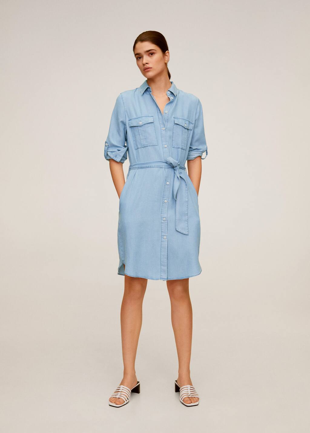 one piece shirt dress