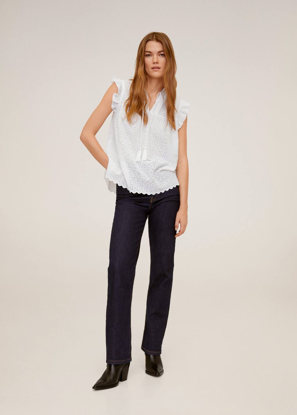 blusas de guipur