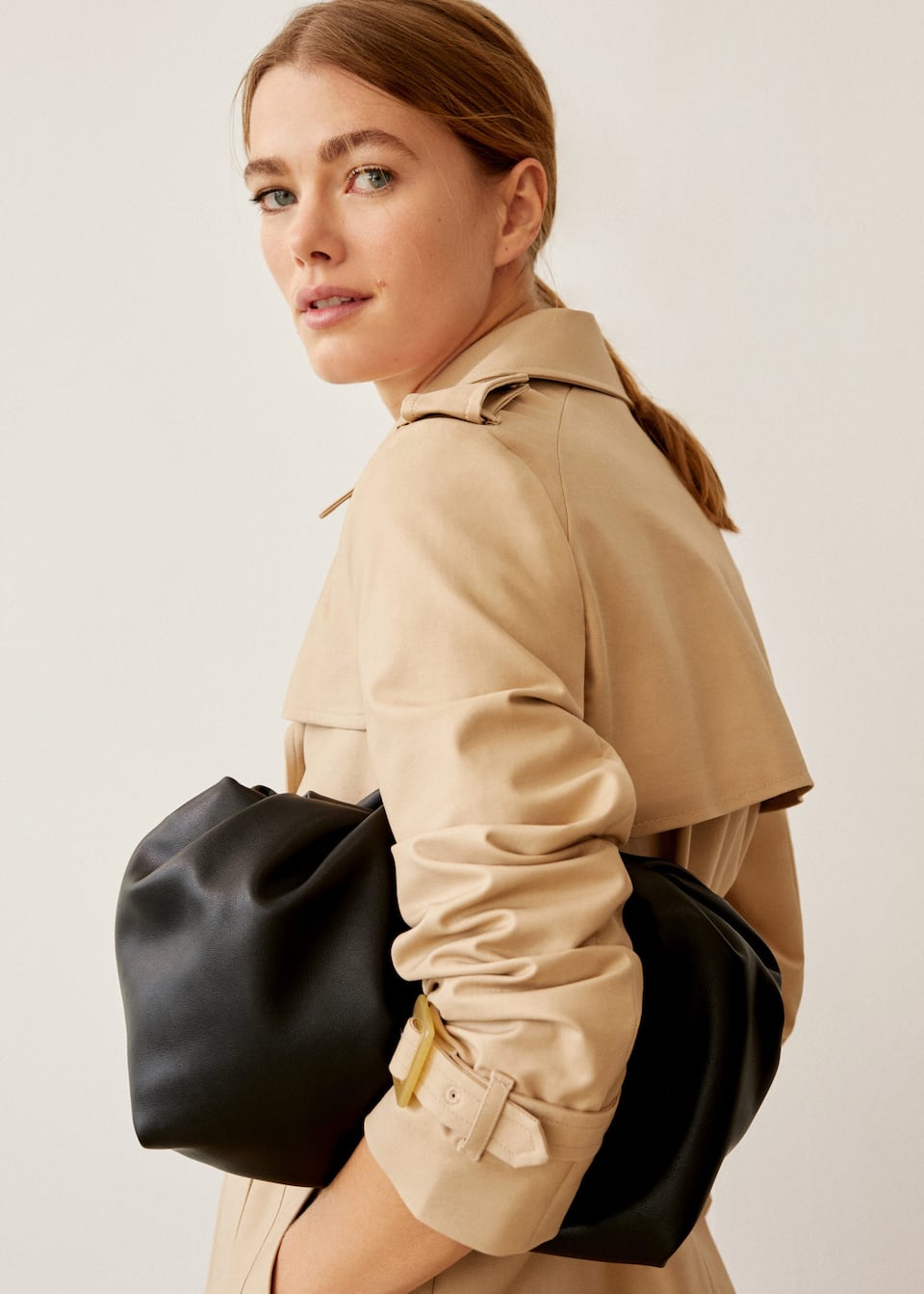 Chain Puffed Bag Woman Mango Qatar
