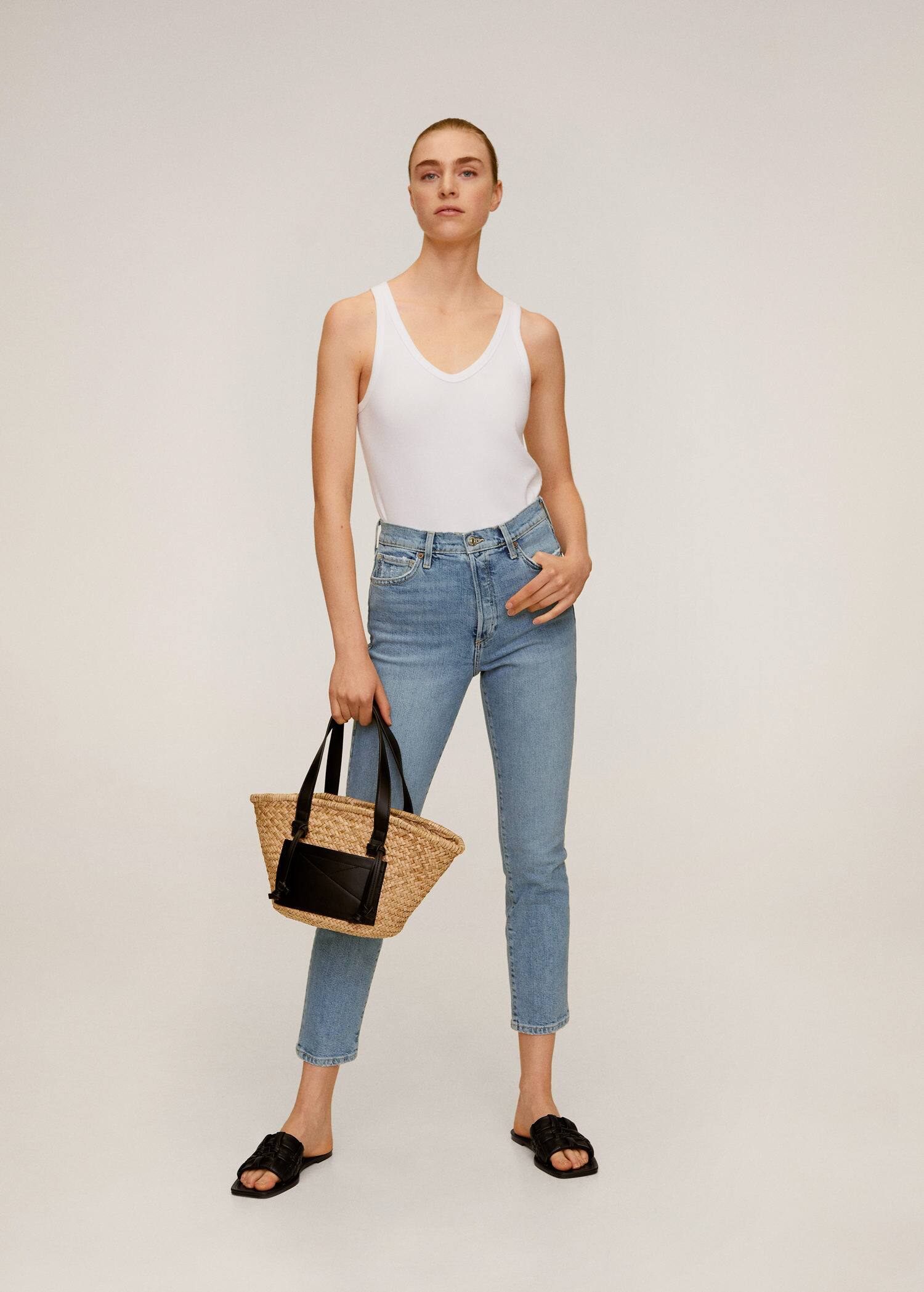 Vaqueros De Mujer 2020 Mango Espana