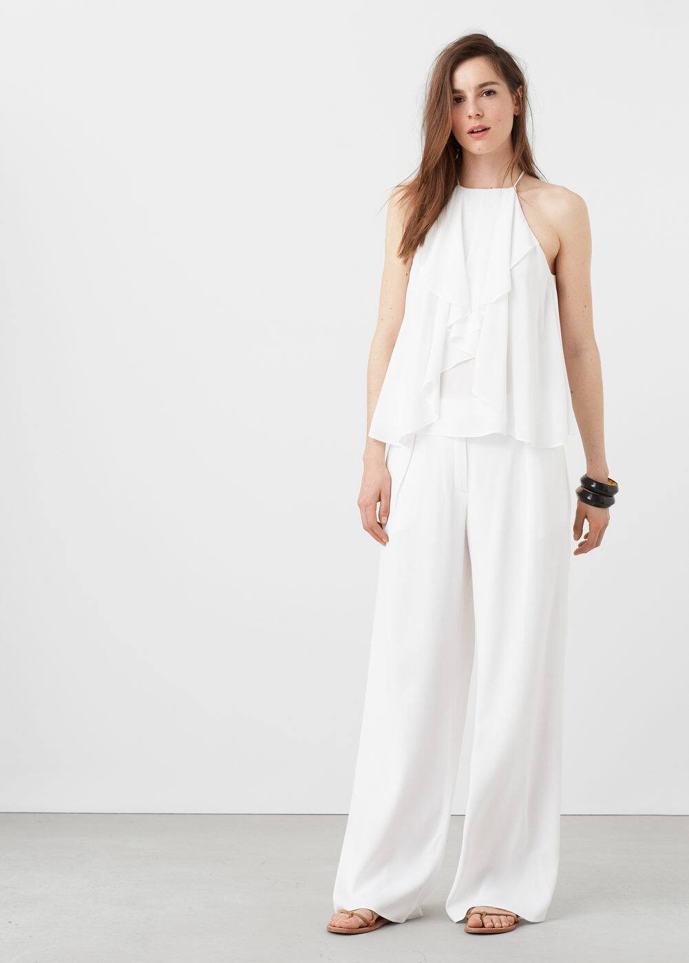 Flowy trousers | MANGO