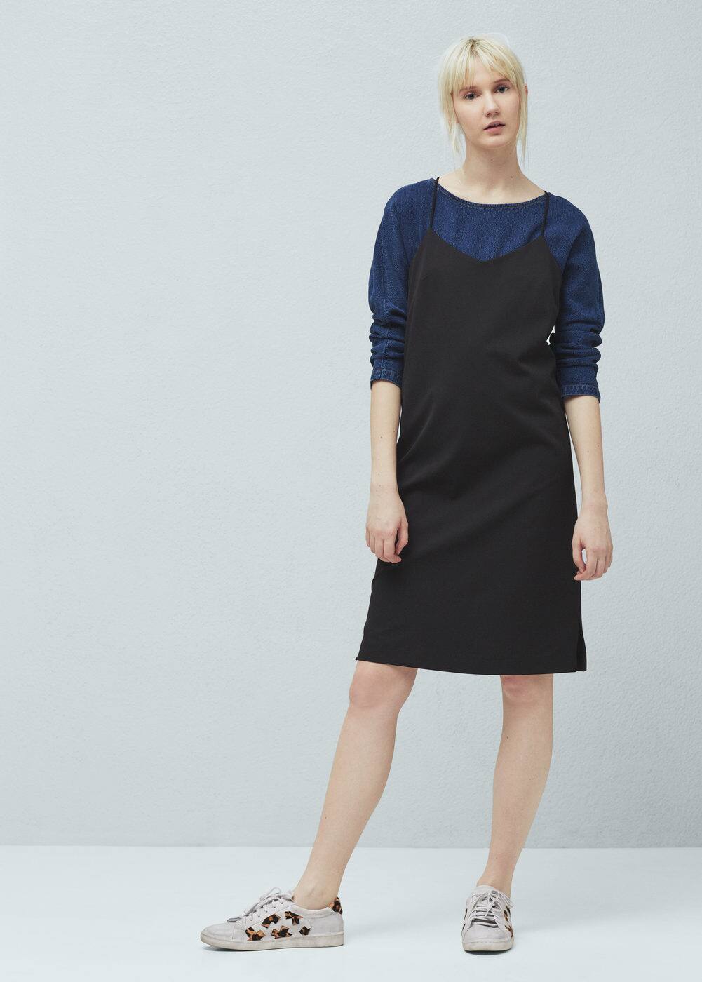 Sukienka wycięta na plecach | MANGO