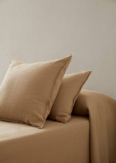 Mango Home Llow Case Medium Brown In Neutral