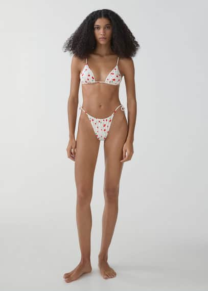 Culotte bikini brésilienne imprimée