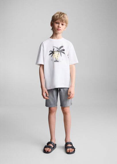 T-shirt coton imprimé