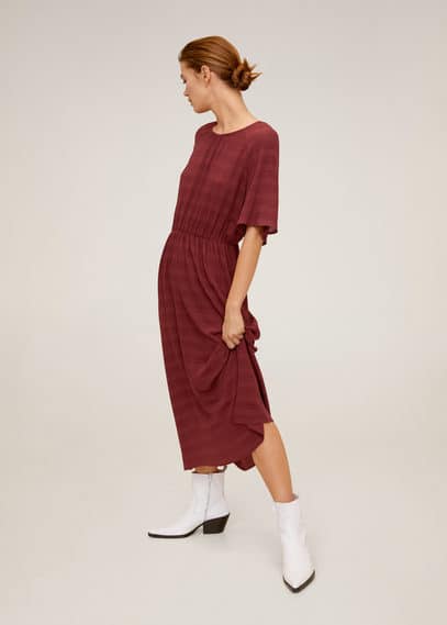 Jurk met elastische tailleband Jurk met elastische tailleband