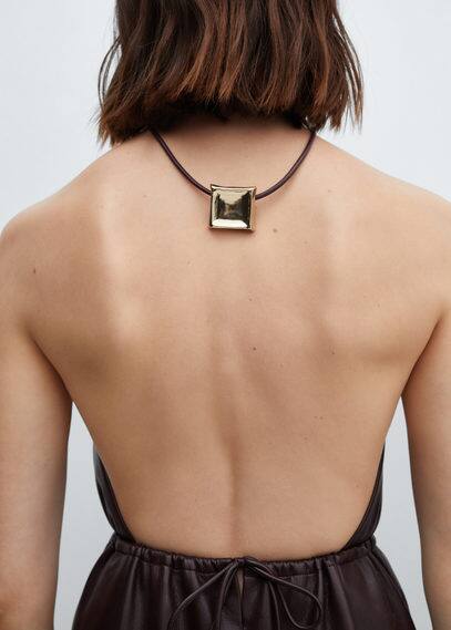 Collier cordon cuir