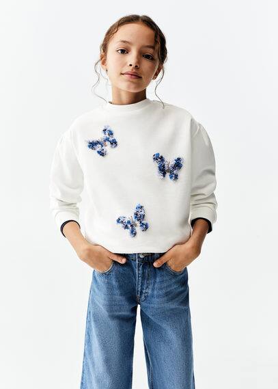 Sweat-shirt coton imprimé