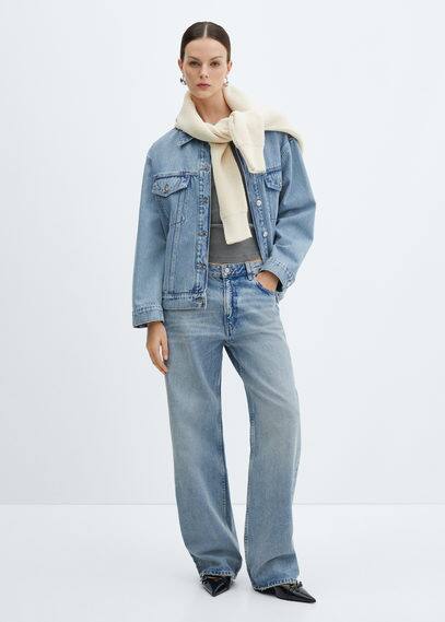 Blouson jean oversize