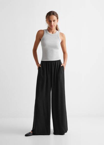 Pantalon palazzo fluide