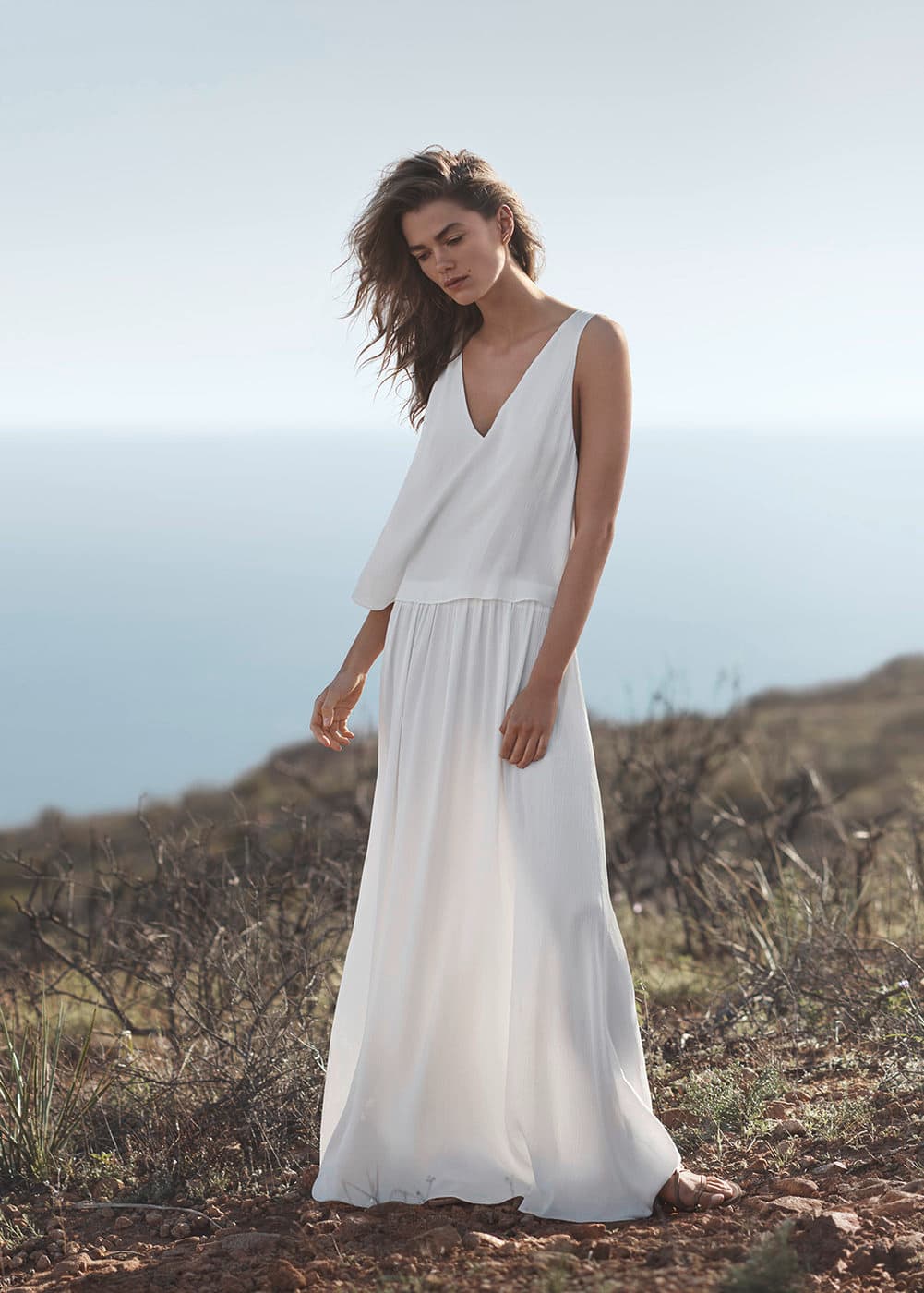 Double-layer gown | MANGO