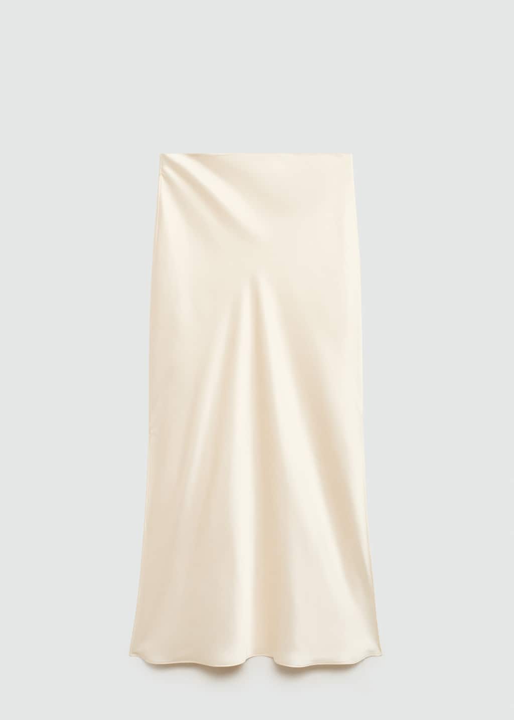 Satin long skirt