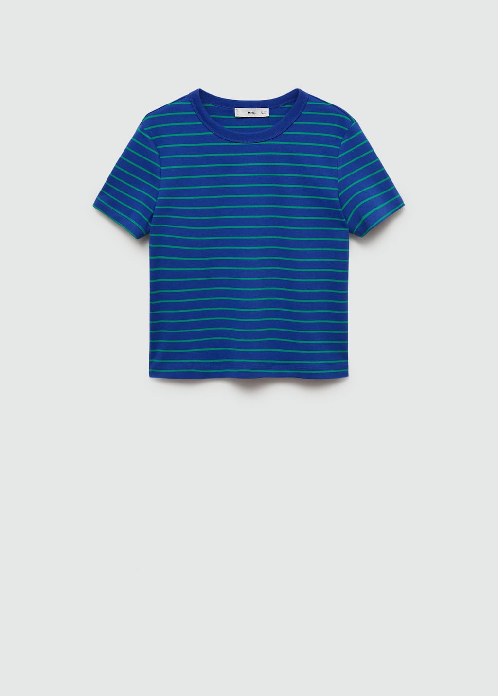 Printed striped T-shirt