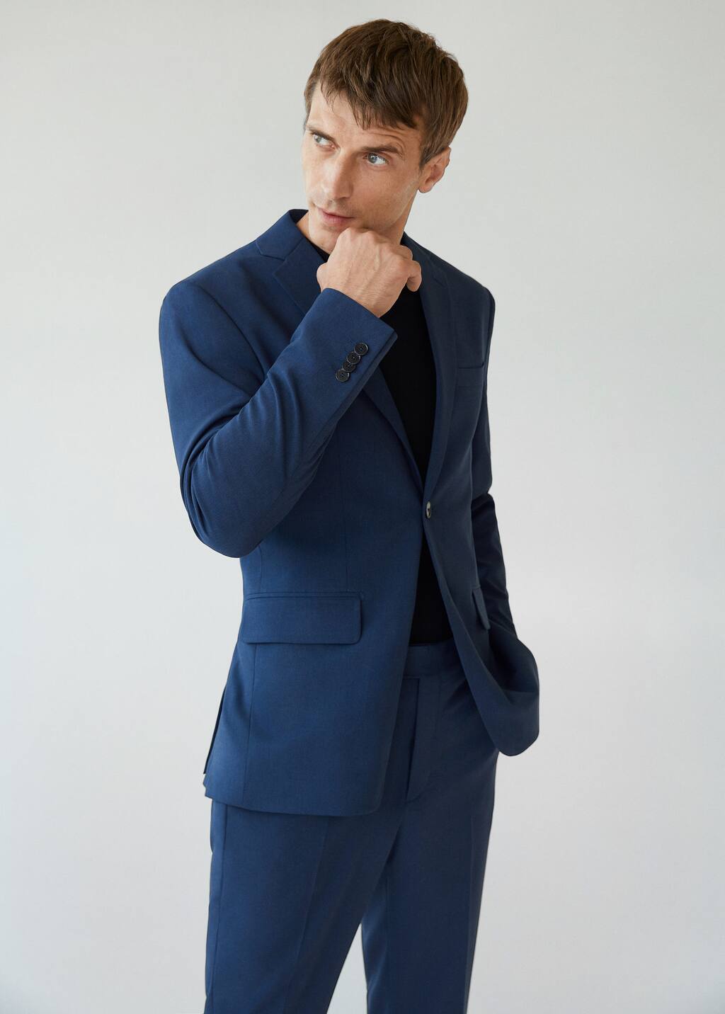 Kavaj slim fit mikrostruktur Herrar | Mango Man Sverige Kavaj regular fit mikrostruktur Herrar | Mango Man Sverige