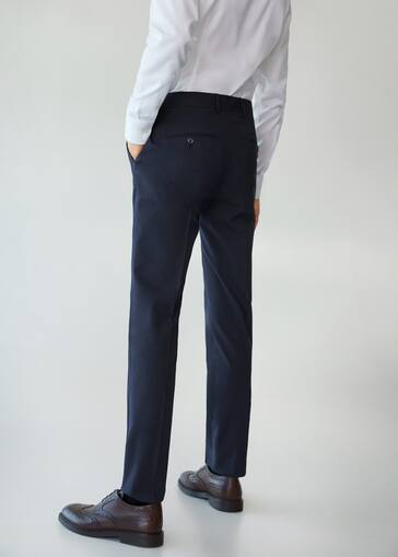 Slim Fit Suit Trousers Man Mango Man Singapore