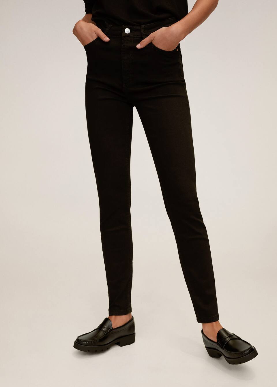 High Waist Skinny Noa Jeans Woman Mango Maldives