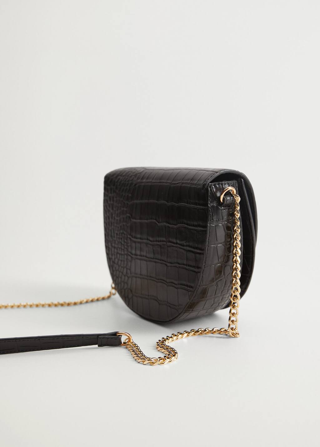 croc effect bolsauette bolsa mango