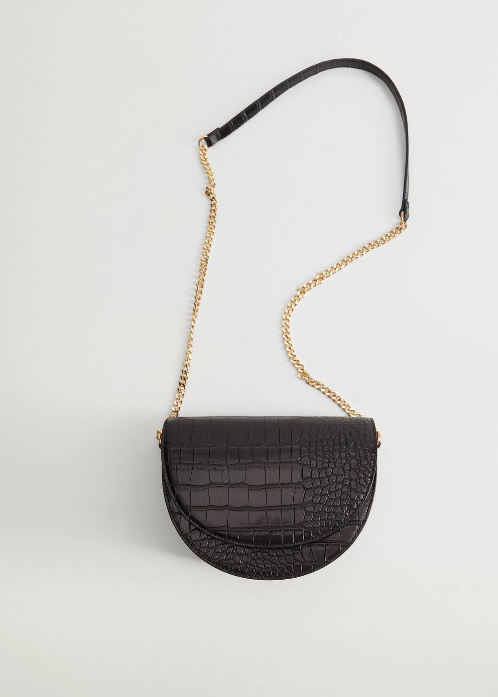 croc effect bolsauette bolsa mango