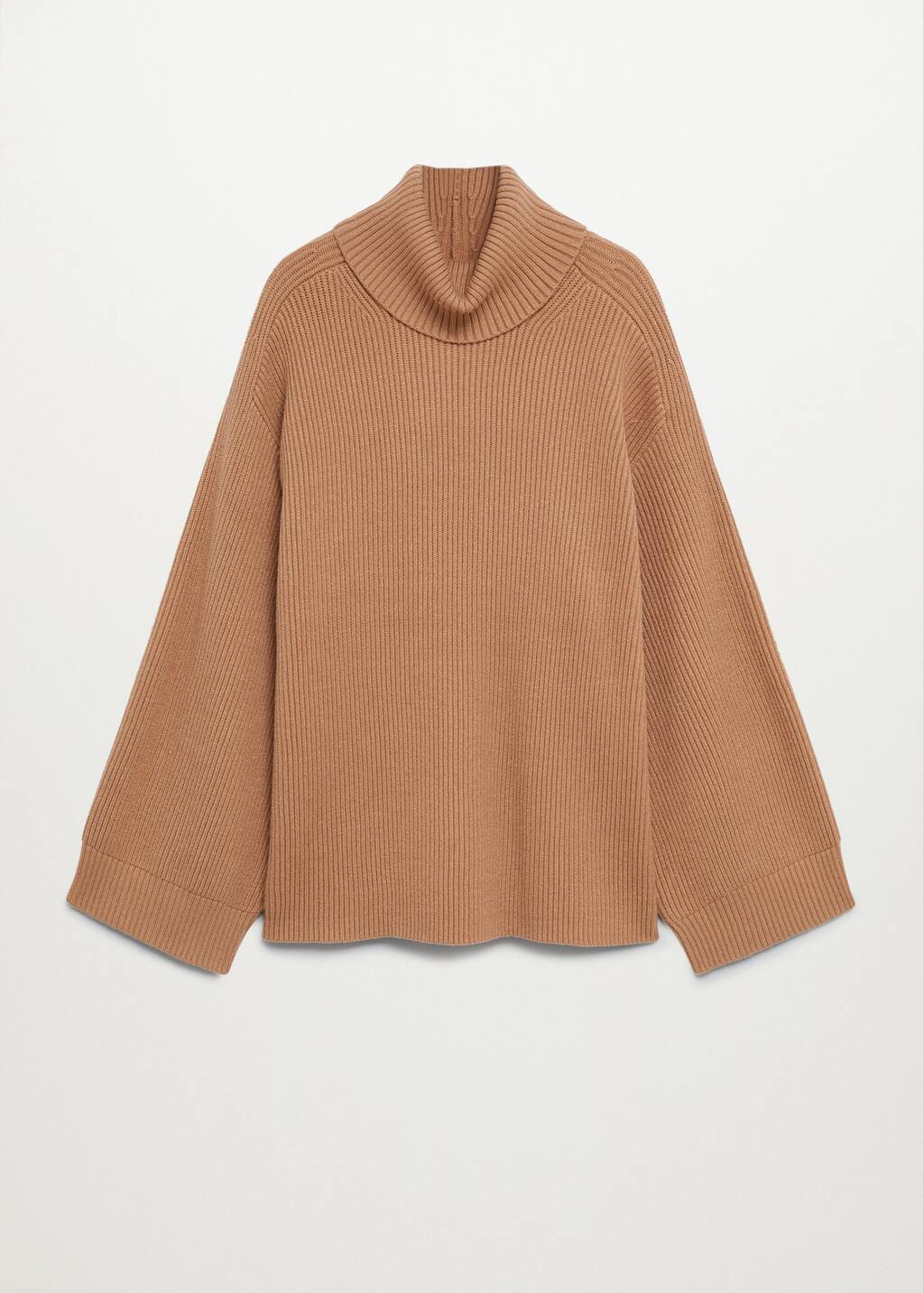 mango turtleneck ribbed sweater