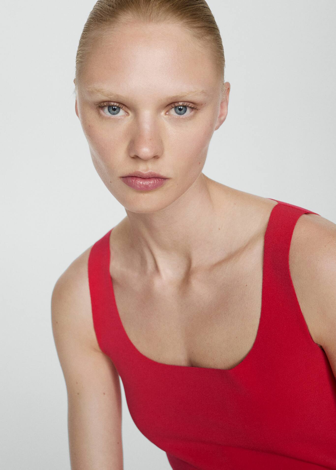 Mididress with straps Woman Mango Albania