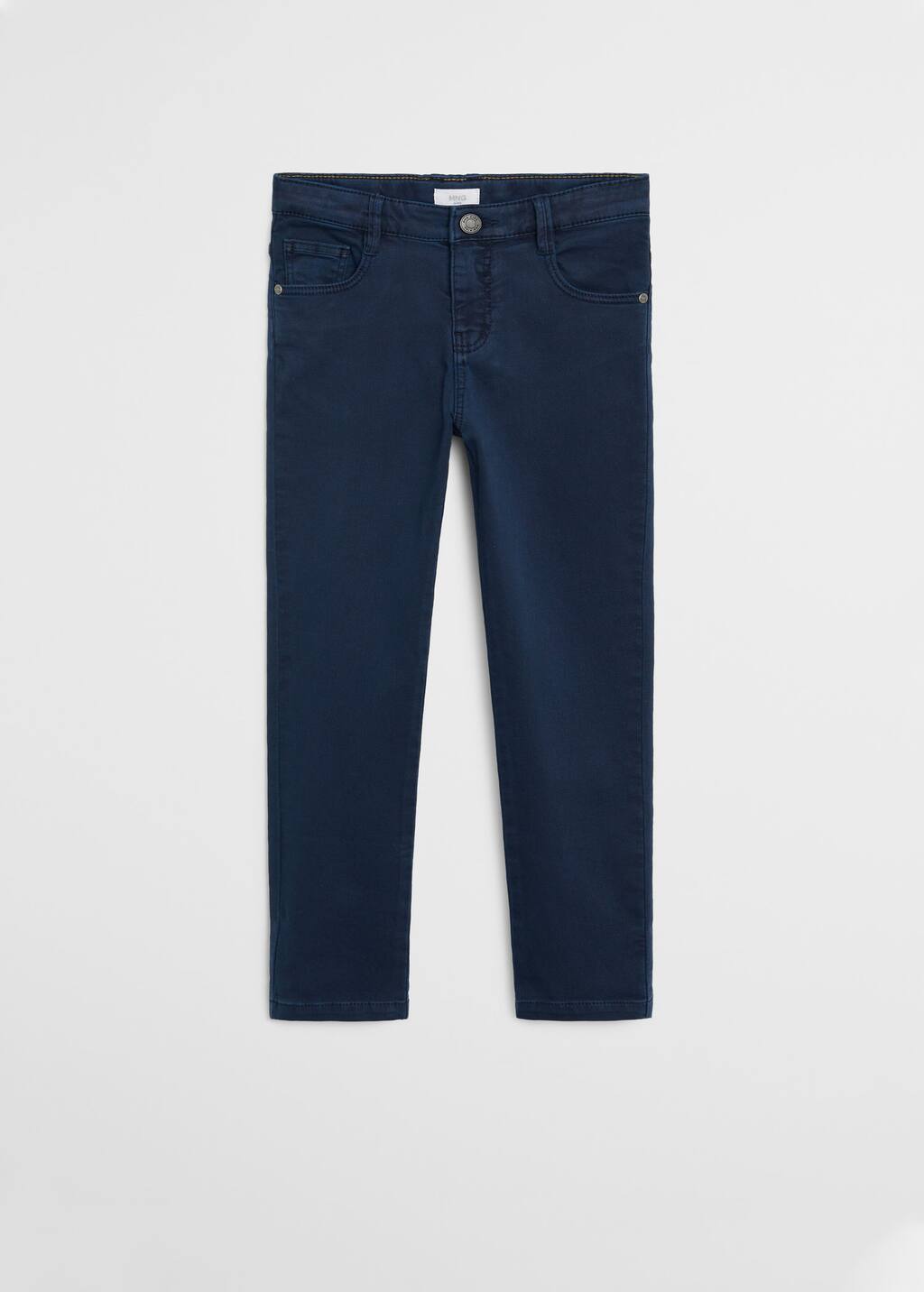 Mango Straight cotton pants 77014384 56