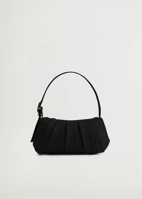Bolso baguette pliegues de Mango