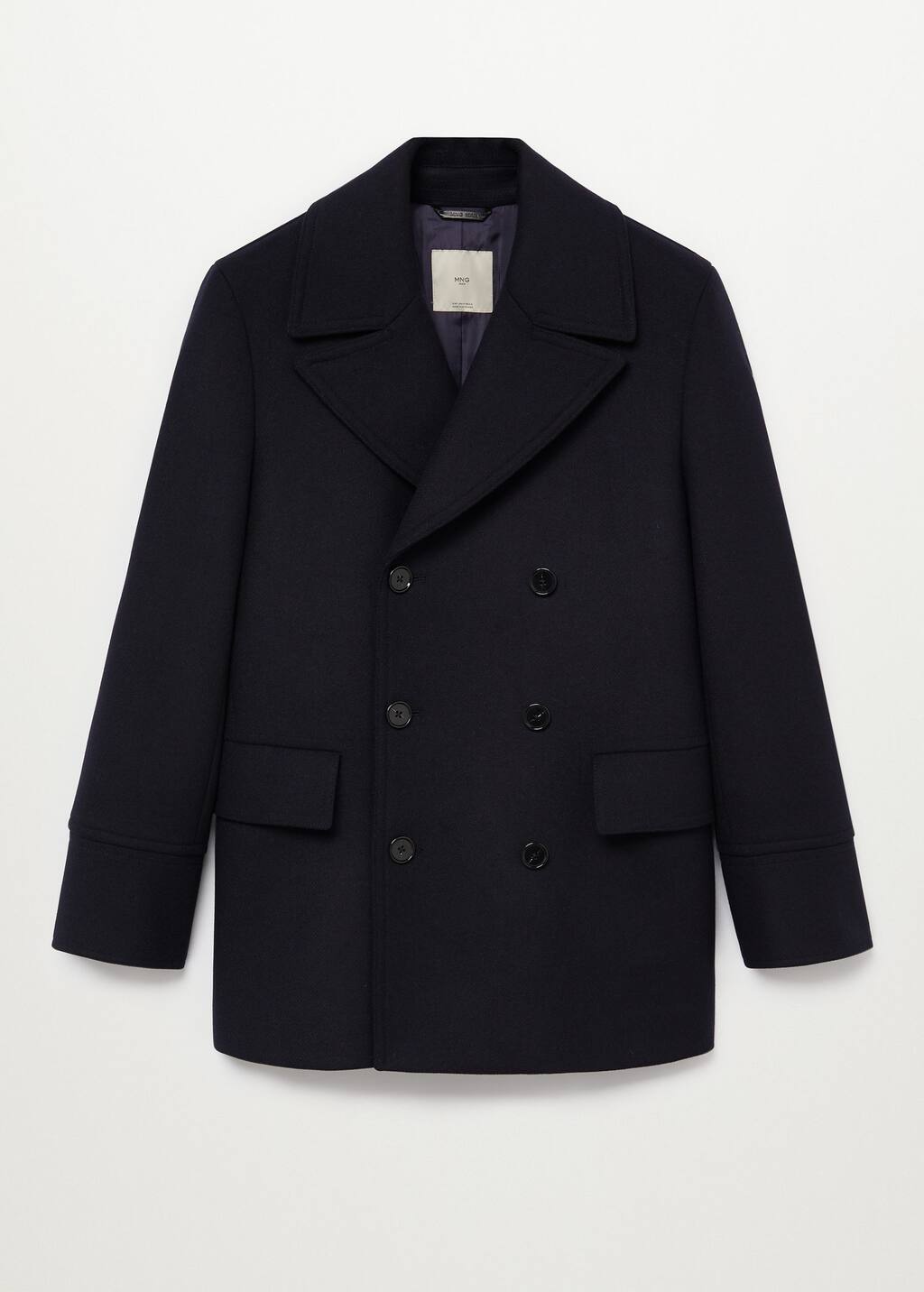 mango recycled wool coat