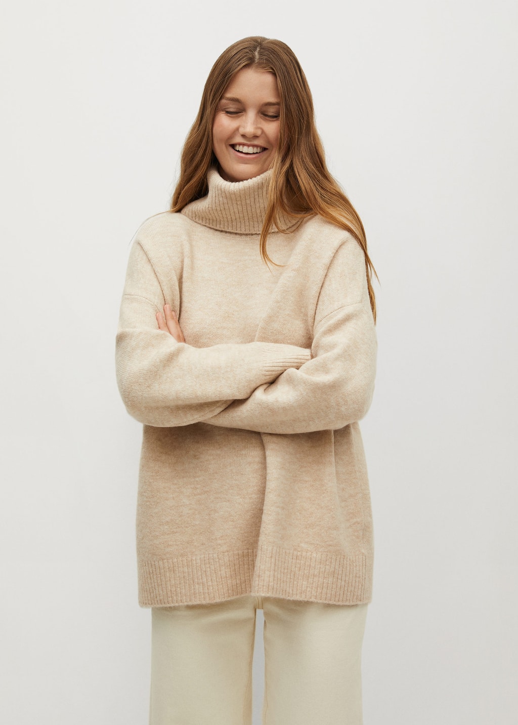 mango polo neck