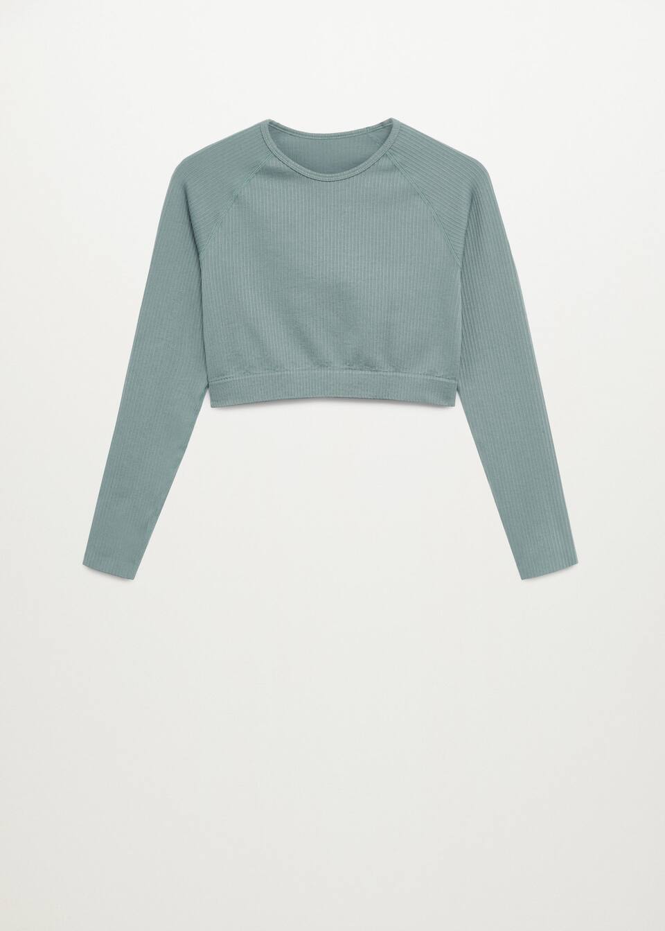 Long Sleeves Sport T Shirt Woman Mango Bulgaria