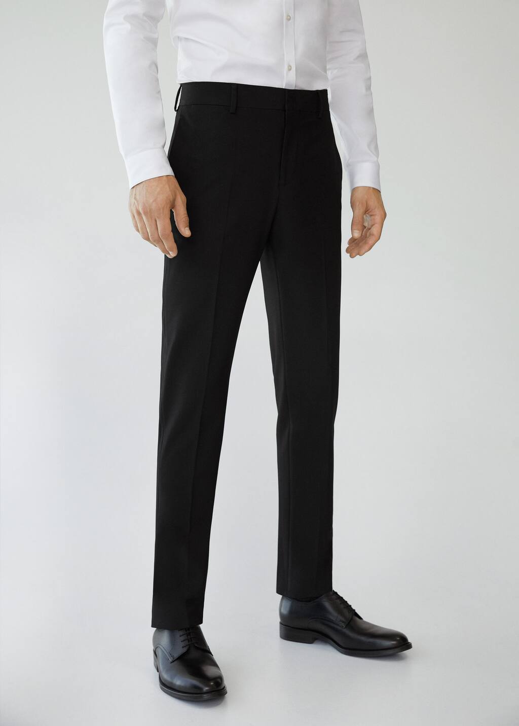 super slim fit formal trousers