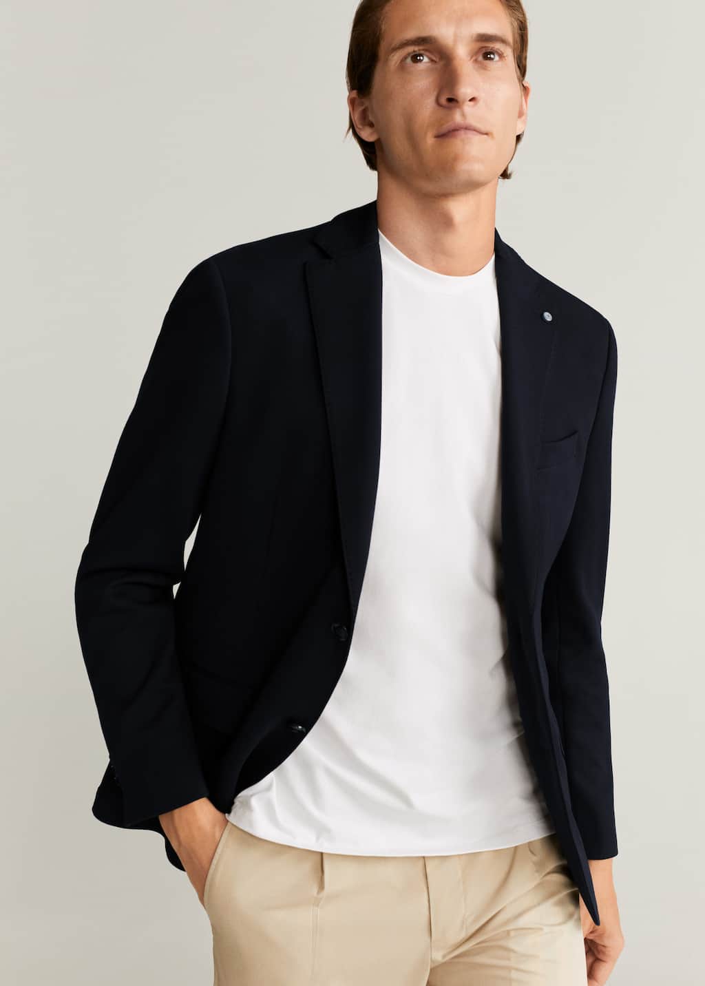 textured blazer men