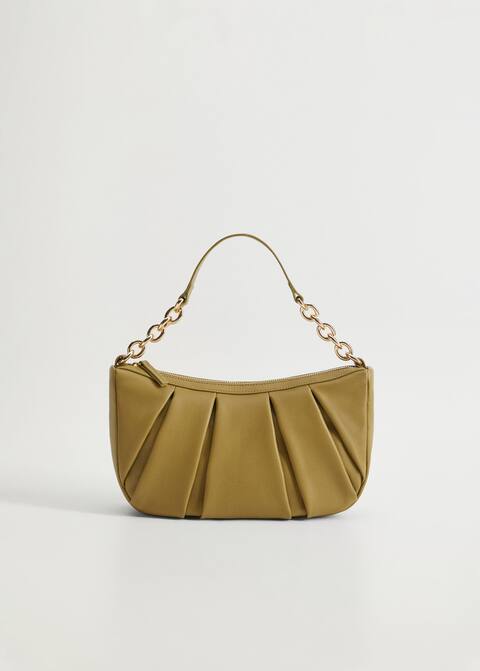 Bolsos de mango de menos 10 euros que serán tendencia este otoño 7 Moncloa Bolso baguette pliegues - Artículo sin modelo