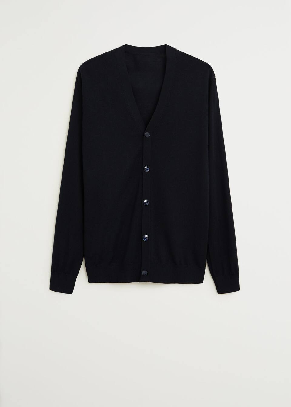 100 Merino Wool Cardigan Man Mango Man Iceland