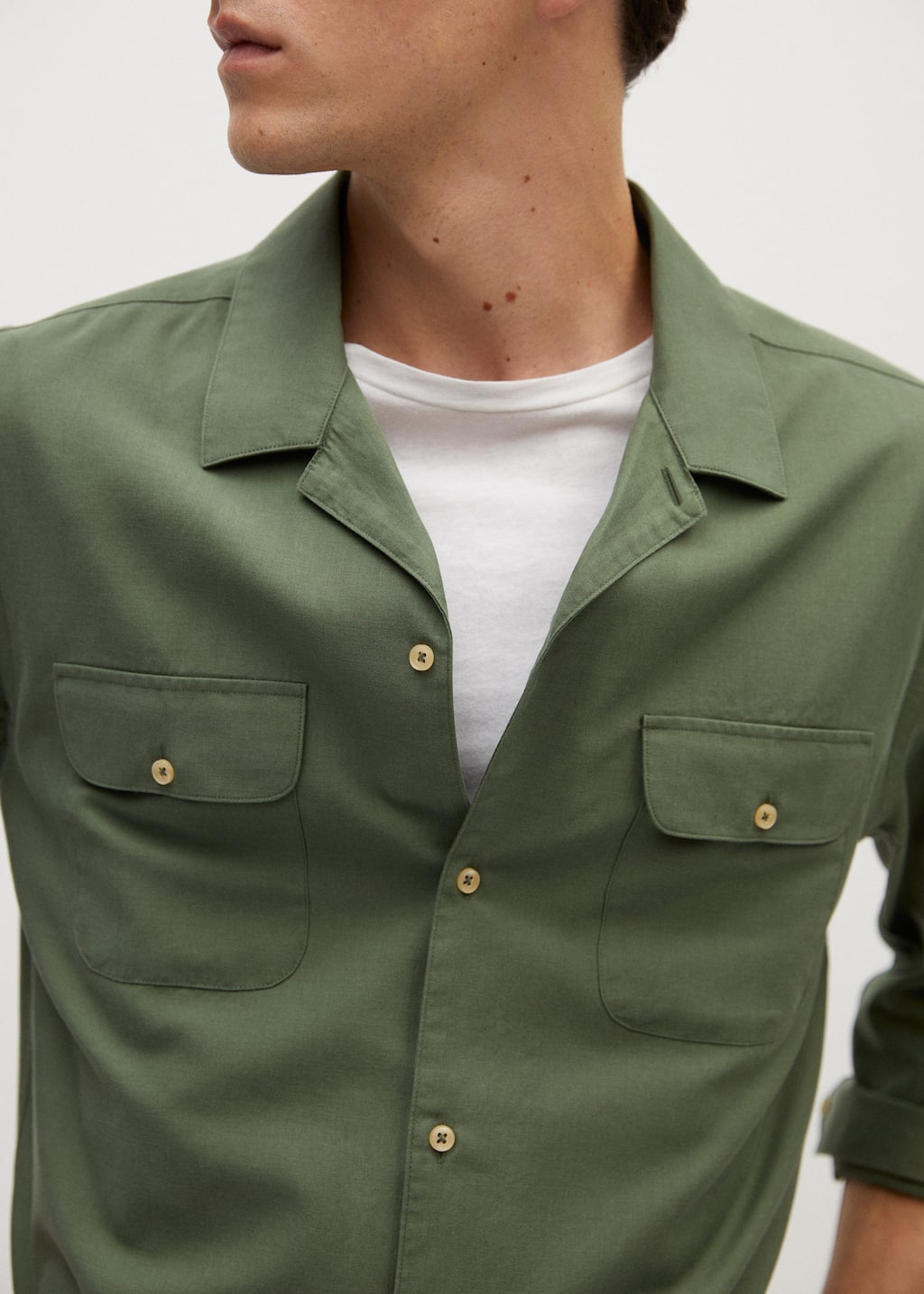 Regular fit Skjorter for Menn 2020 | Mango Man Norge Skjorte regular fit i bomull og lin Menn | Mango Man Norge