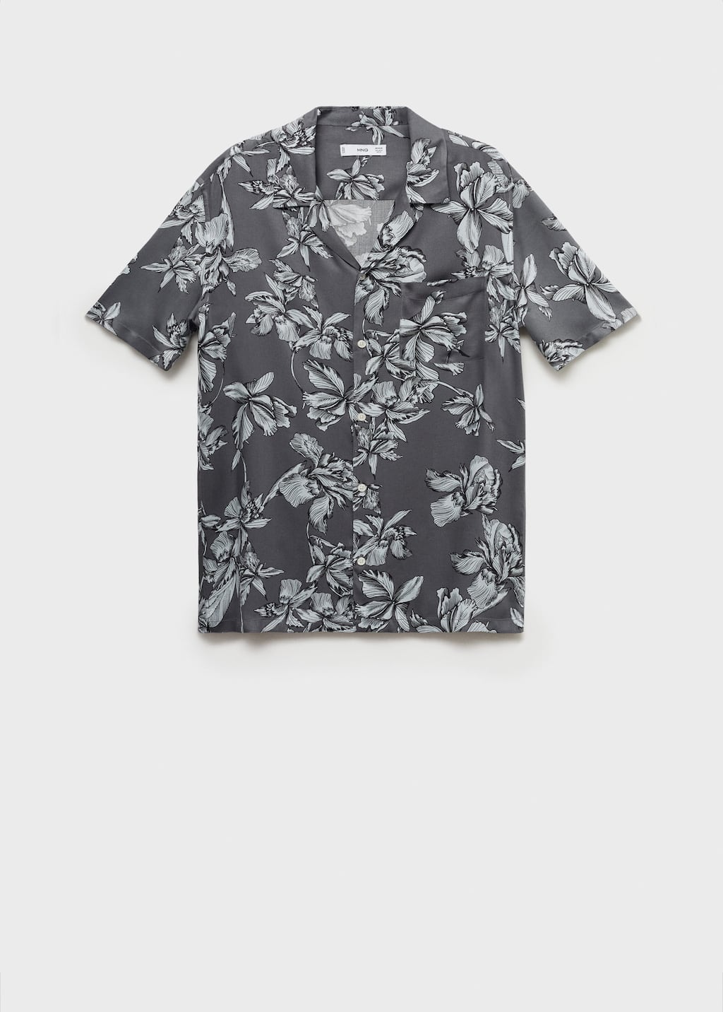Regular-fit Hawaiian-print shirt