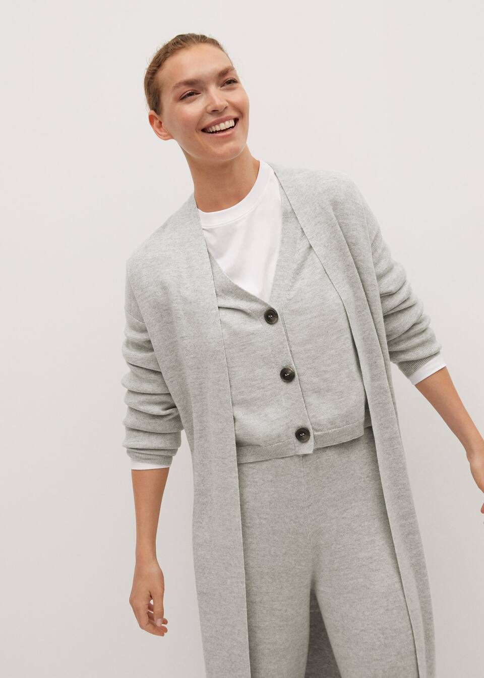 Lange Strickjacke Damen Mango Deutschland