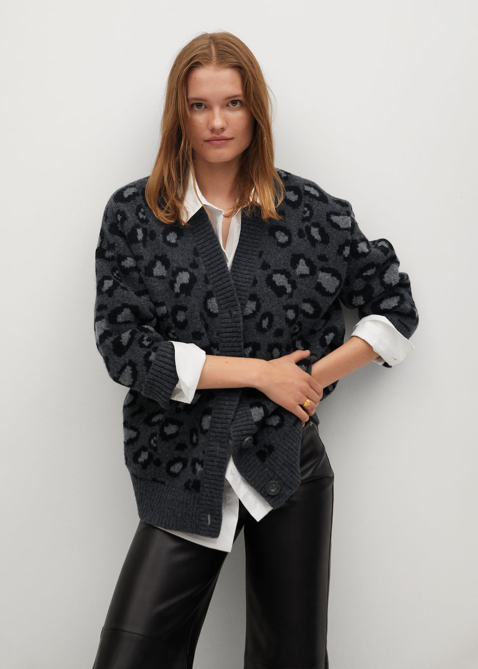 Leopar Desenli Hirka Kadin Mango Turkiye