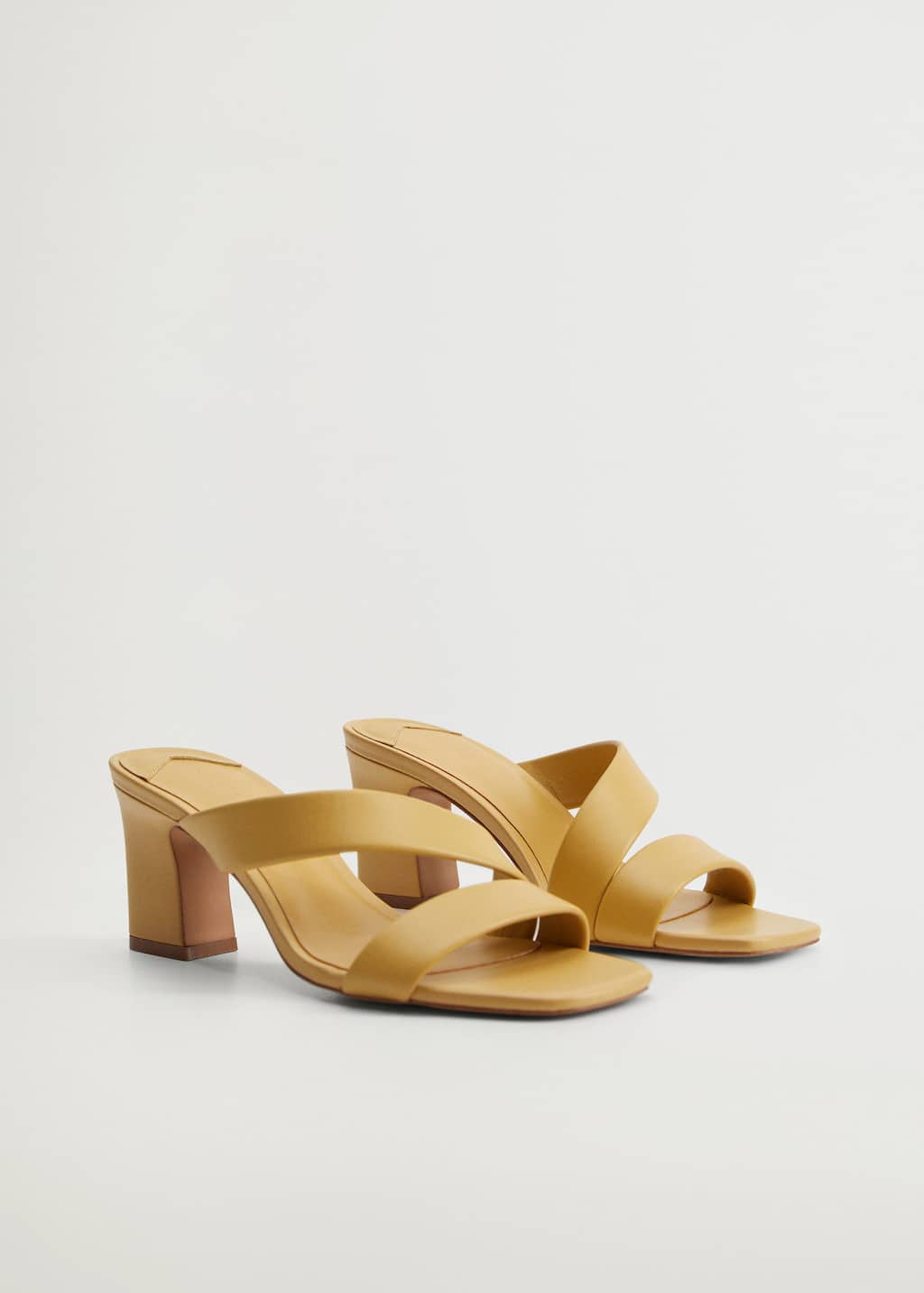 mango gold sandals
