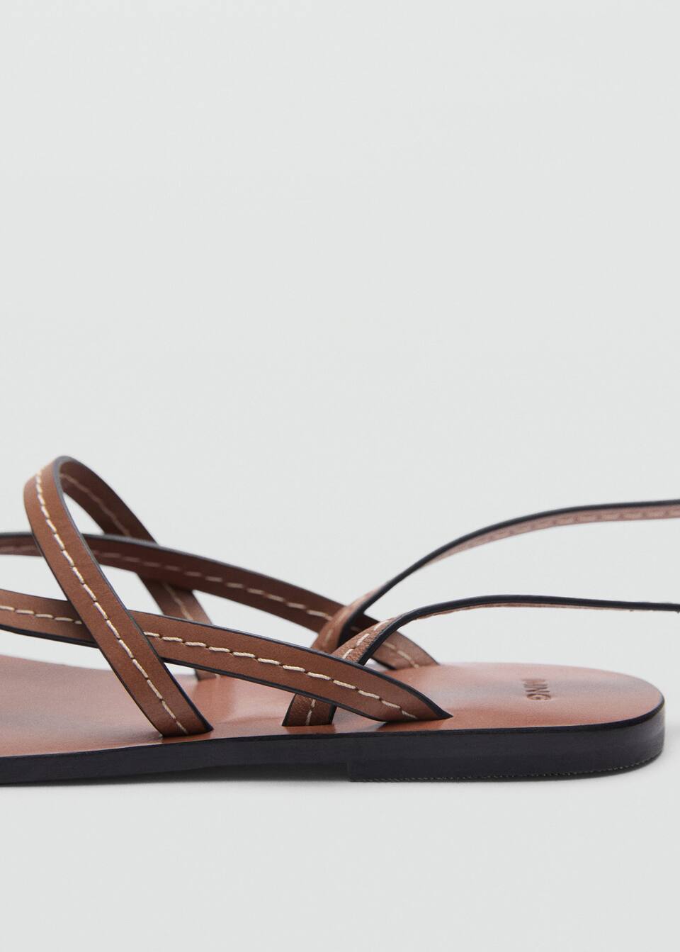 Leather straps sandals Woman Mango Singapore