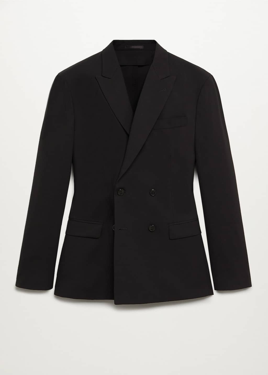 Mango Woollen wrap suit jacket 77044379 99