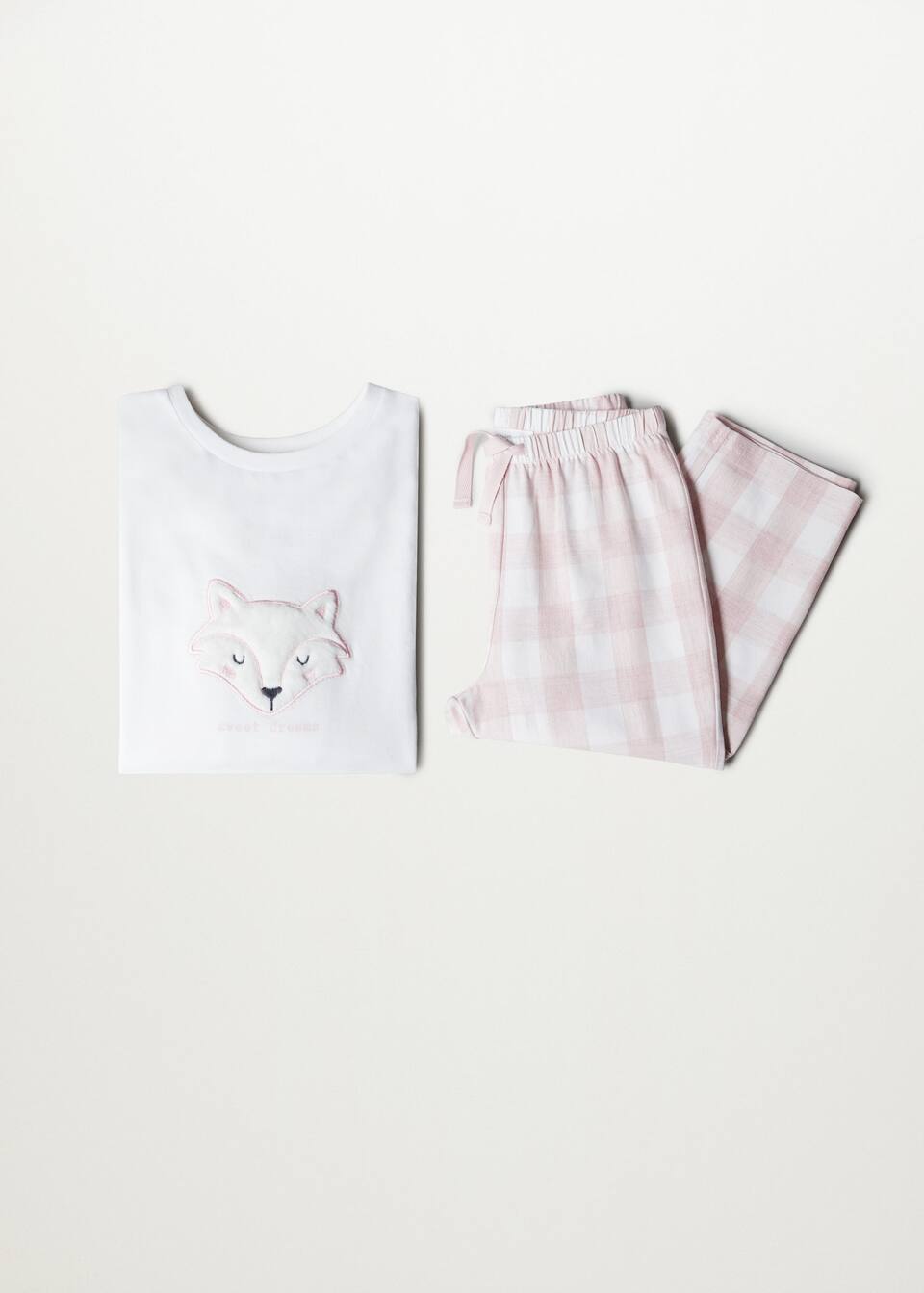 Kabartma Desenli Uzun Pijama Takimi Kiz Cocuk Mango Kids Turkiye